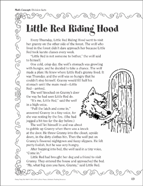 Little Red Riding Hood (Division Facts): A Funny Fairy Tale Math