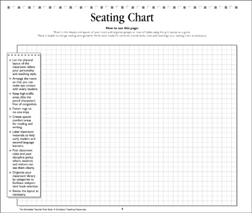 Fit to Print: Use This Handy Seating Chart | Scholastic