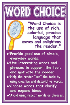what is word choice in writing