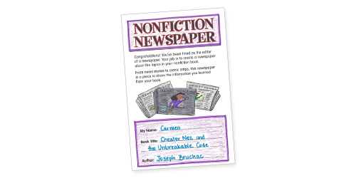 Nonfiction Newspaper