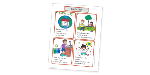 Earth Day: First Comprehension, Grades K–2