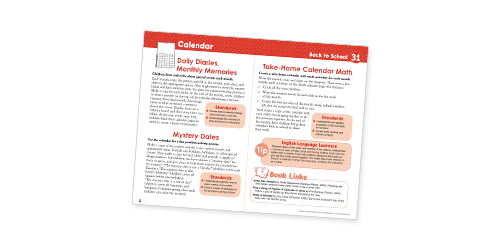 Calendar (Pattern & Activities)