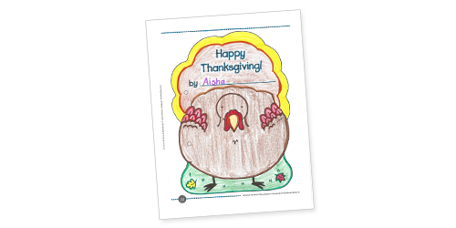 Happy Thanksgiving!: A Write and Read Book