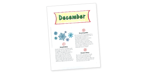 December: Monthly Writing Prompts