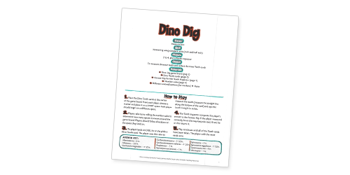 Dino Dig: Measurement Learning Game
