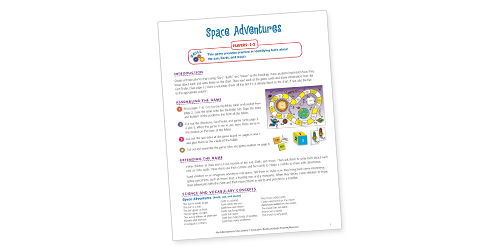 Space Adventures: Science File-Folder Game