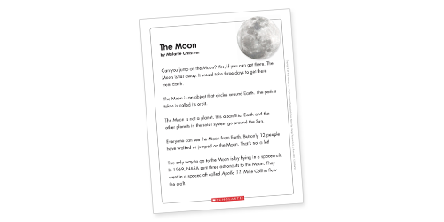 The Moon: Text and Organizer