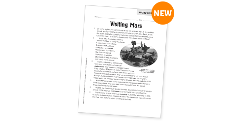 Visiting Mars: Informational Text