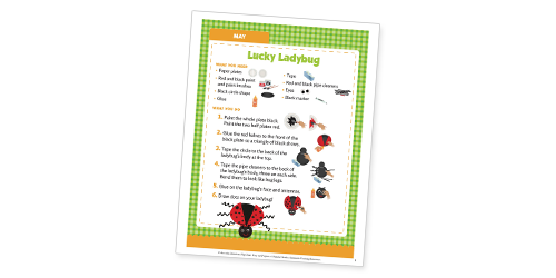 Lucky Ladybug Art Project
