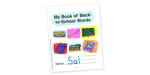 My Book of Back-to-School Words