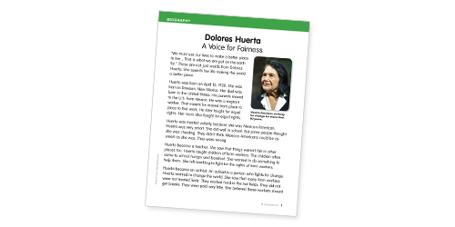 Dolores Huerta: A Voice for Fairness
