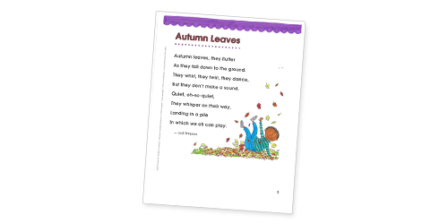 Autumn Leaves (Target Word: twirl)