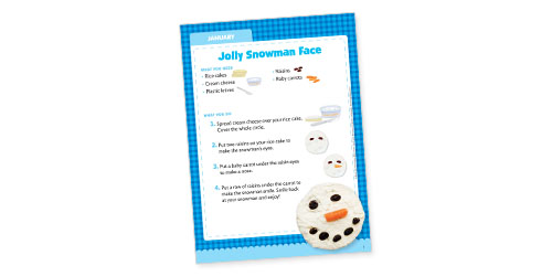 Jolly Snowman Face
