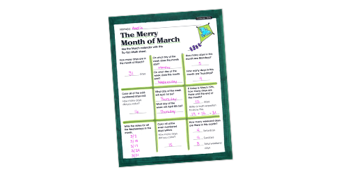 The Merry Month of March