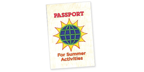 Passport for Summer Activities Template