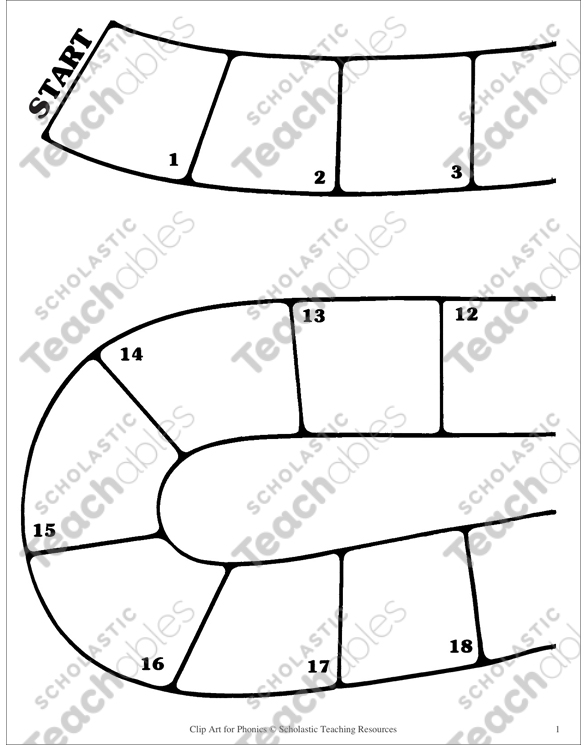 Free Printable Board Game Template - 9780439502900 038 Si01 588x745 