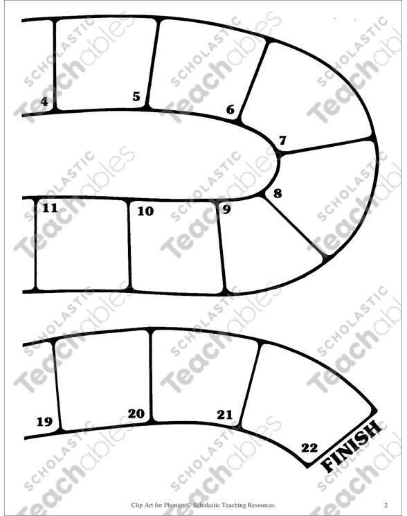 Game Board Template Printable Game Boards Skills Sheets