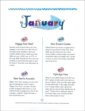 Scholastic discount writing prompts