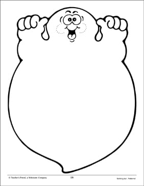 halloween ghost outline printable