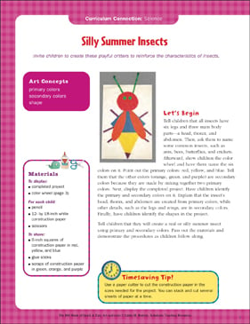 Silly Summer Insects: Science & Art Activity