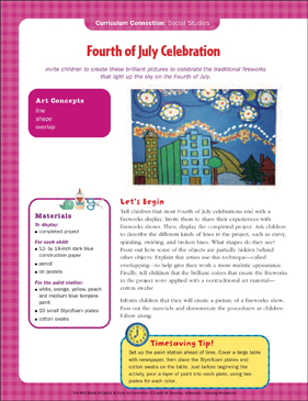 Fourth of July Celebration: Social Studies & Art Activity