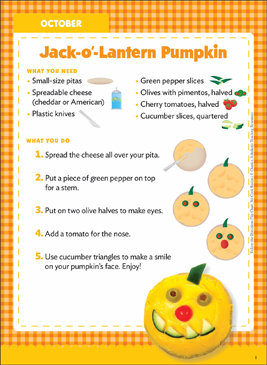 Jack-o’-Lantern: No Cook Recipe