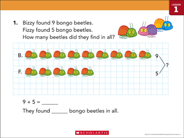Addition Using Pictures: Bar Model Math (Grade 2) | Printable ...