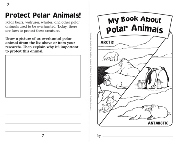 My Book of Polar Animals: Nonfiction Read & Write Booklet | Printable  Mini-Books