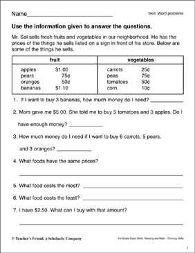 Short Story with Comprehension Questions (Reading Skills ...