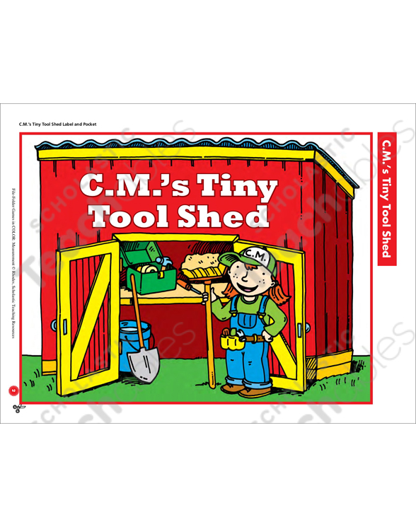 C.M.'s Tiny Tool Shed (Centimeters): File-Folder Game