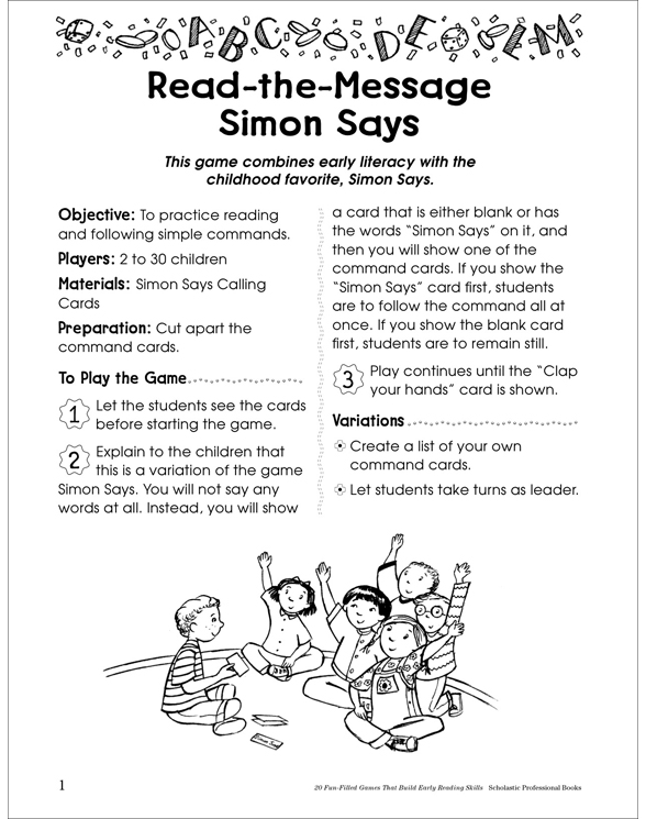 Free Printable Simon Says Puzzles Printable Templates Your GoTo