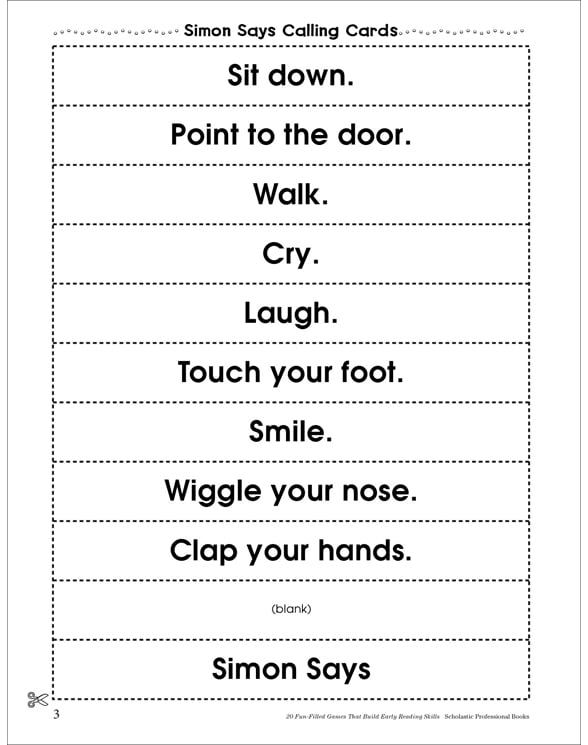 Free Printable Simon Says Puzzles Printable Templates
