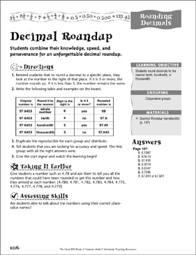 decimal roundup rounding decimals printable number puzzles lesson plans and ideas