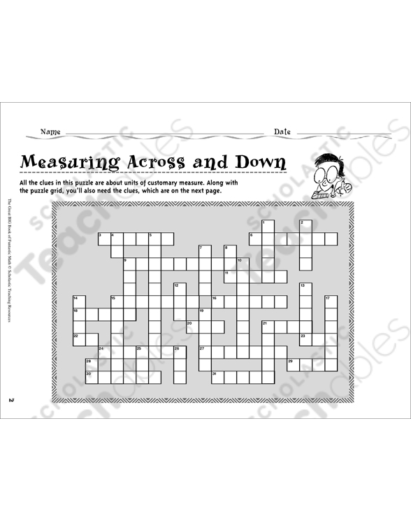 Measuring Across and Down (Weight, Capacity & Mass ...