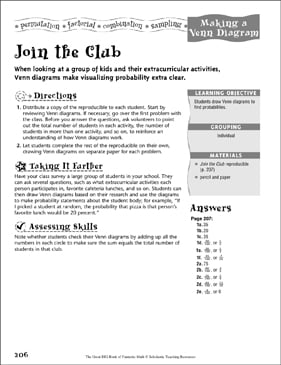 Join the Club (Making a Venn Diagram) | Printable Lesson ...