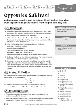 Inverse Operations: Printable Examples Problems, Worksheets ...