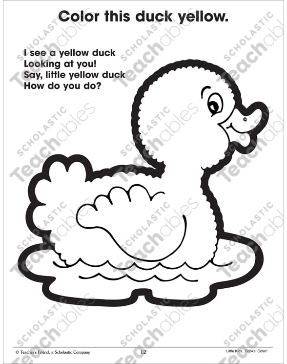 duck to color