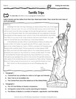 Finding the Main Idea Grade 5 Collection | Printable ...