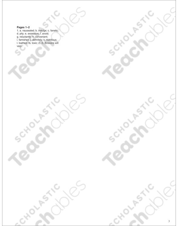 Burger Time (Using Context Clues) | Printable Skills Sheets ...