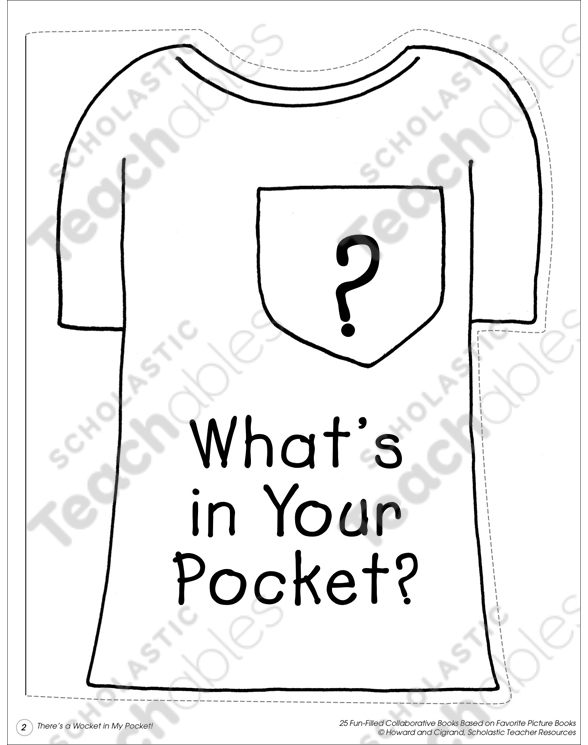 What S In Your Pocket Collaborative Book Printable Lesson Plans And Ideas