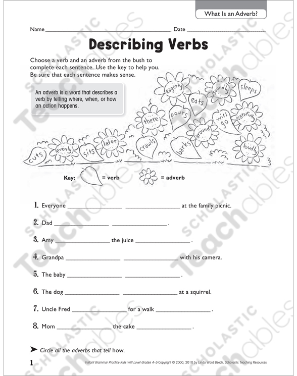 describing-verbs-adverbs-printable-skills-sheets