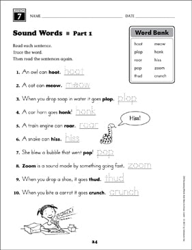 Homophones Grade 1 Vocabulary Printable Skills Sheets