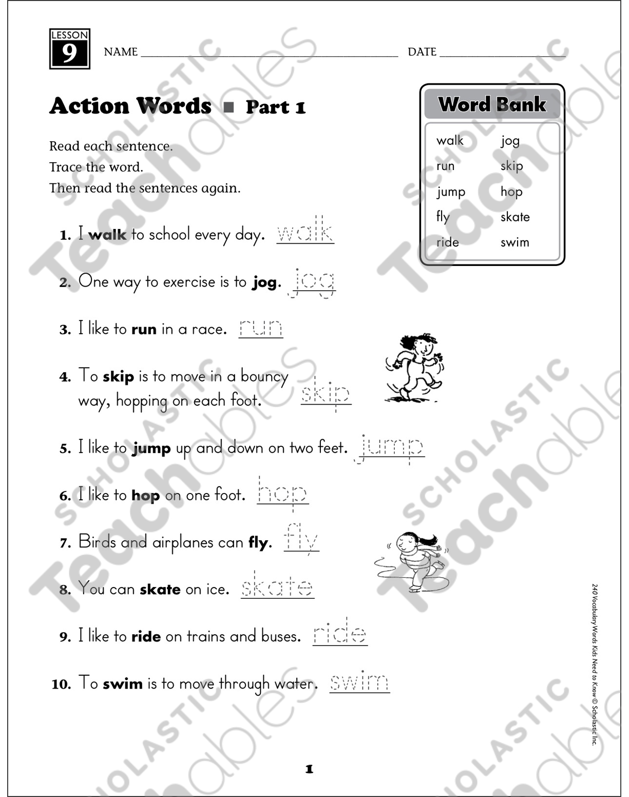Action Words For Grade 3 At Lucille Minor Blog