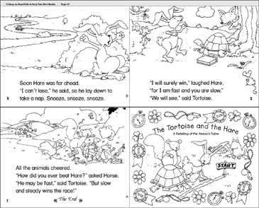 The Tortoise And The Hare Printable Mini Books