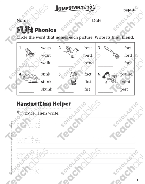 Independent Practice: Grade 1 Reading Jumpstart 32 ...