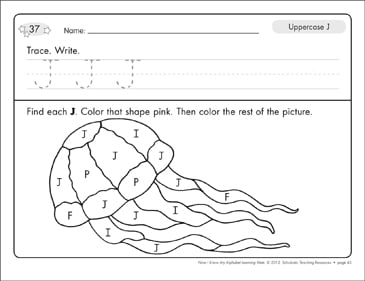 J Math Alphabet Product Detail Page