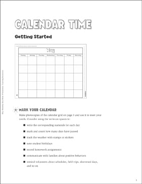 Calendar Time: May Ideas & Activities | Printable Calendars