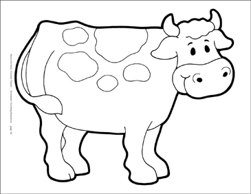Cow Reproducible Behavior Printable Clip Artwork and Pictures graphic about Printable Cow Pattern known as Cow Reproducible Habit Printable Clip Artwork and Pics
