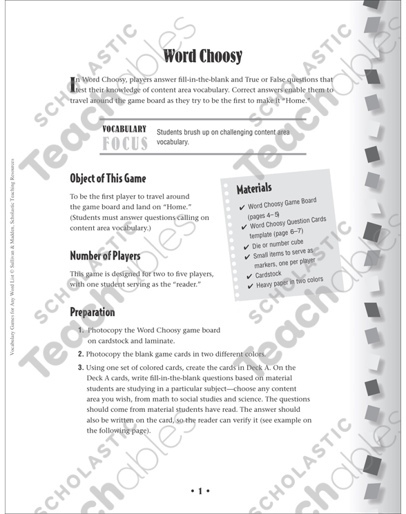 Social Studies Board Game Question Cards