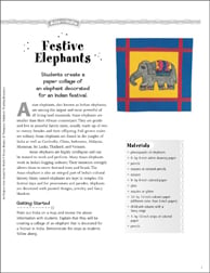 Festive Elephants: Art Project from India